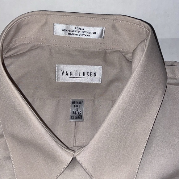 Van Heusen Men’s XXL Long Sleeve New Button Up Shirt - Picture 3 of 4